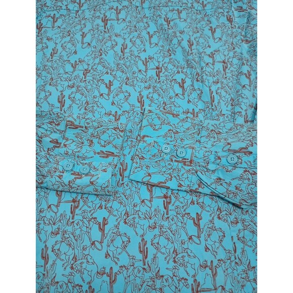 ARIAT REAL (WESTERN) FITTED BUTTON LONG SLEEVE SHIRT SIZE: LARGE - Picture 11 of 12